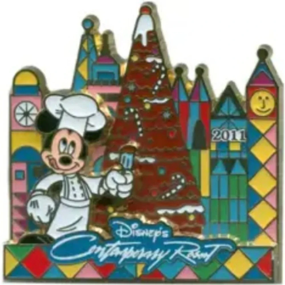 Disney Contemporary Resort‎ 2011 Holiday Chef Mickey Gingerbread Pin LE 1500 NIP